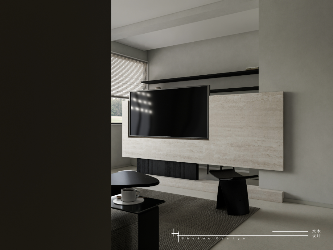 新作 · 万松花园96平 · 黑白构序,极简留白丨水木设计-21