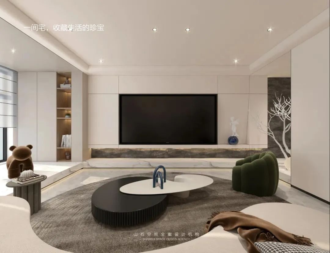 新希望锦麟河院挑空别墅丨中国沈阳丨山石空间全案设计机构-56