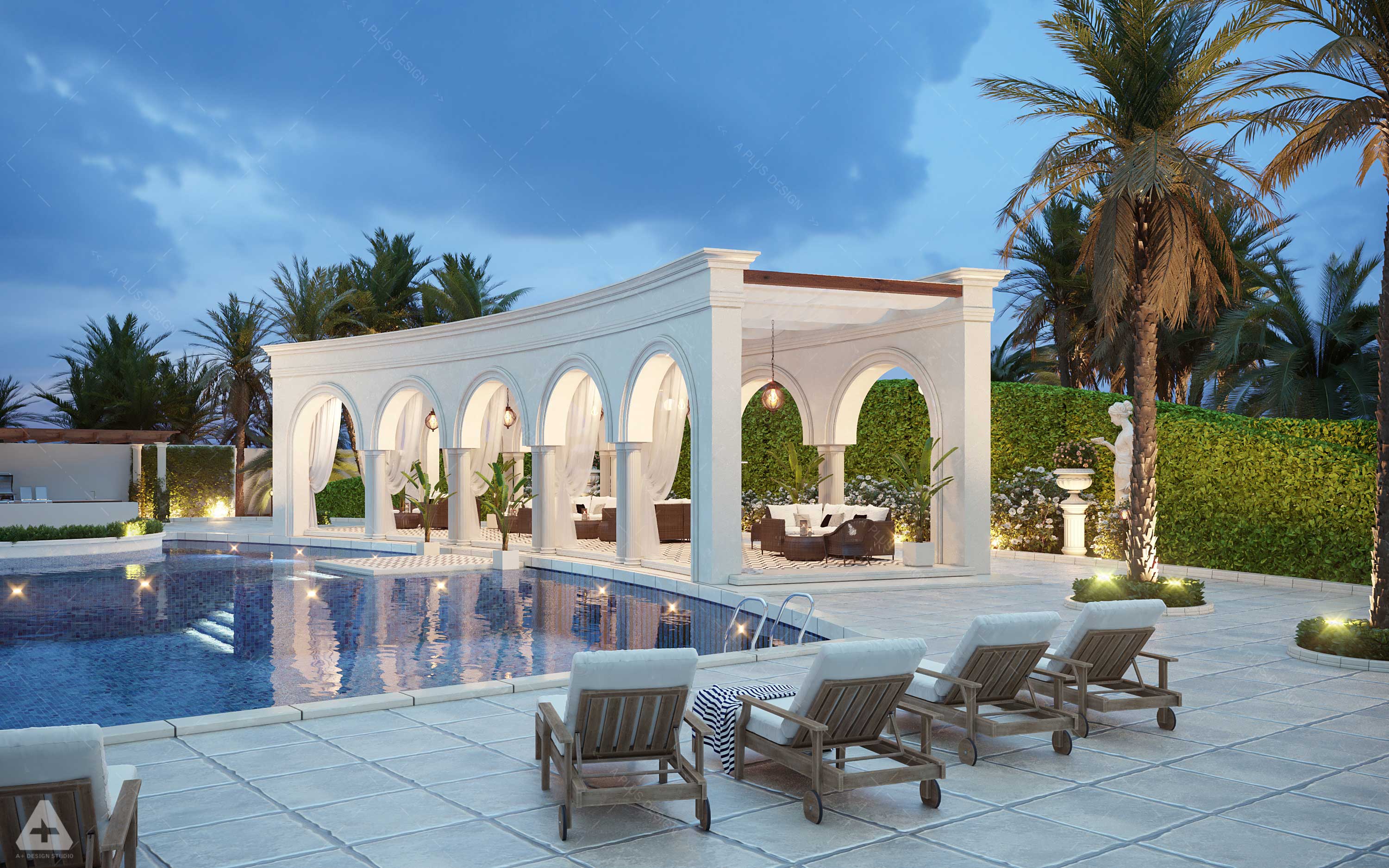 Hotel Landscape Design &Rendering-0