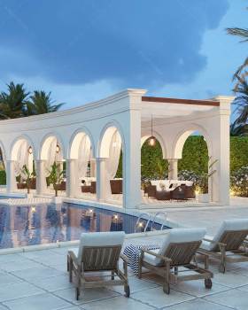 Hotel Landscape Design &Rendering