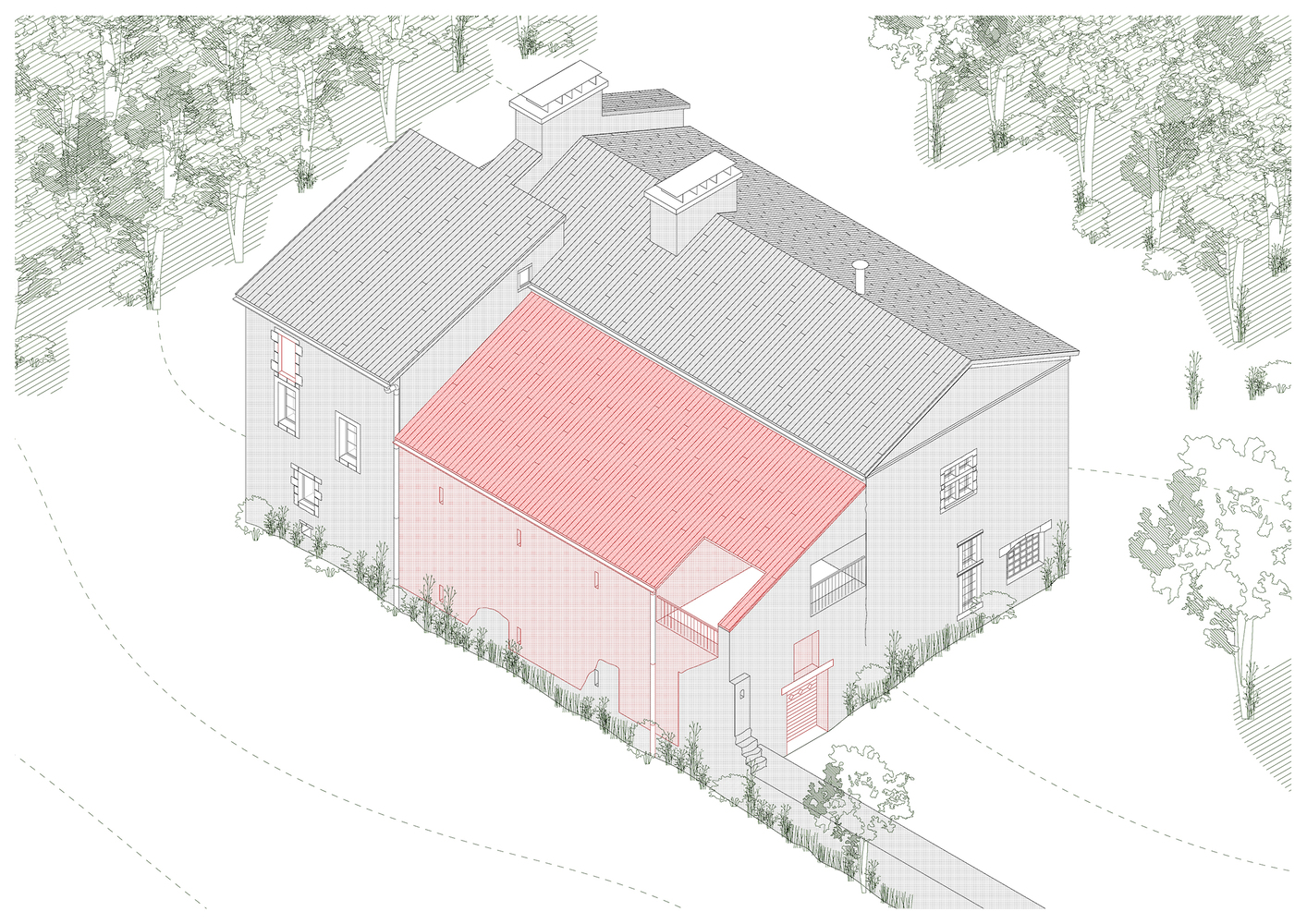 森林中的 16 世纪老屋重生-5