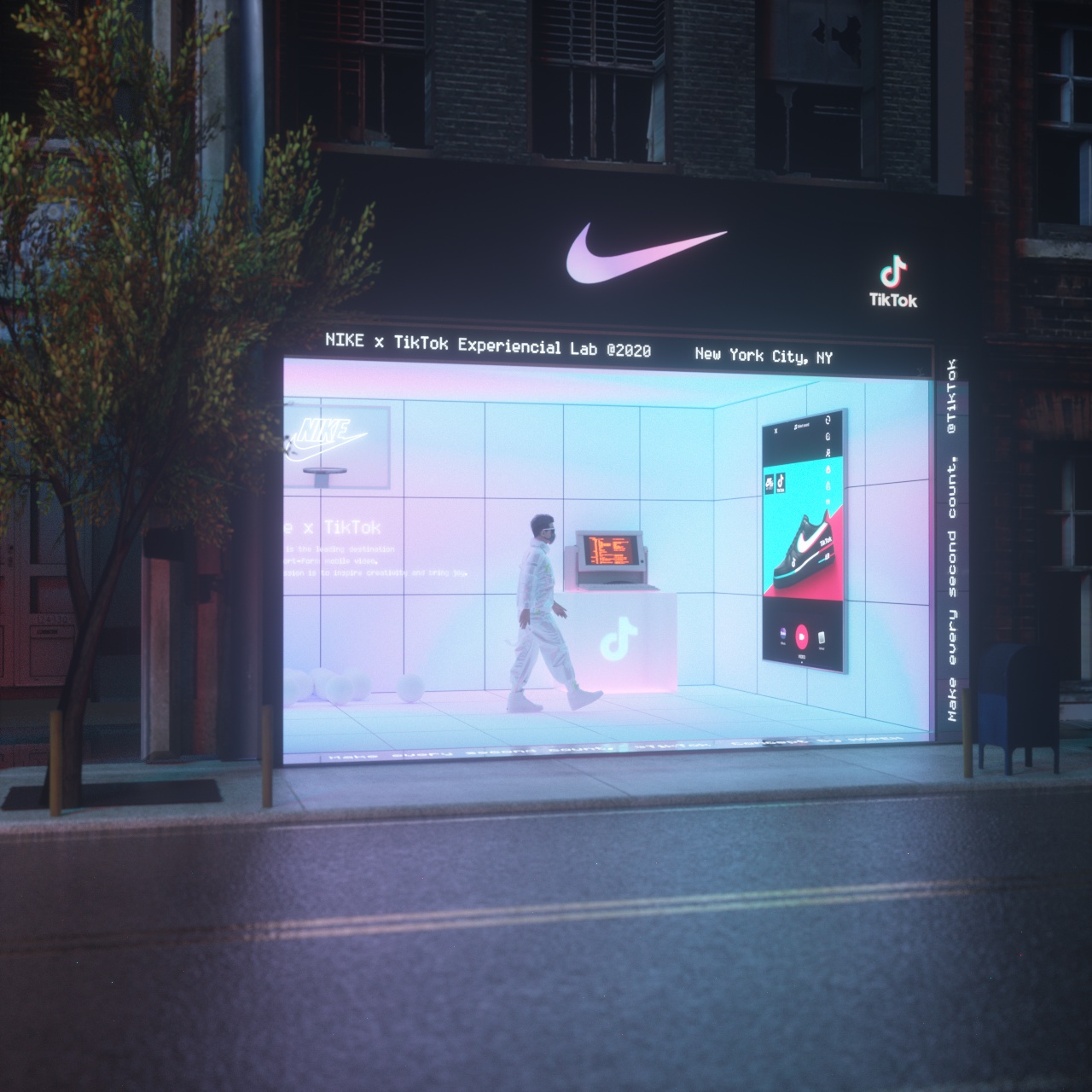 TikTok x Nike -Pop up Concept-6