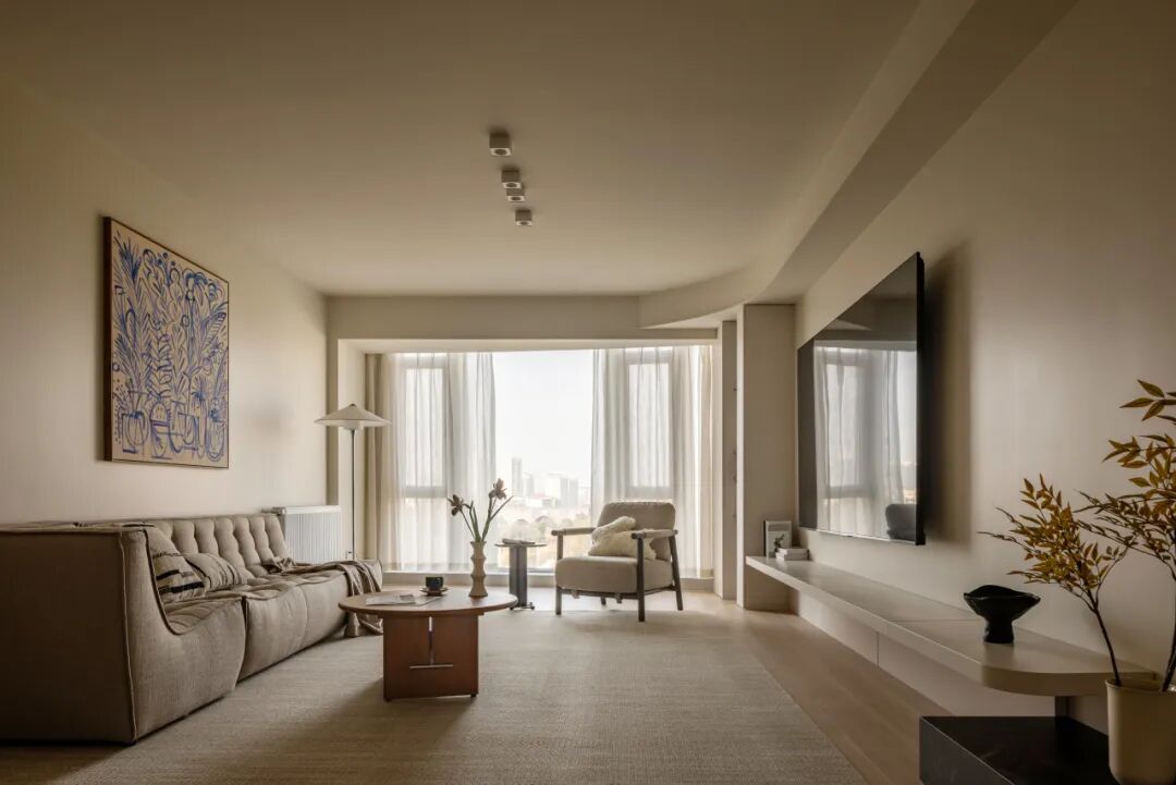 实景作品|梅花山庄168㎡异形空间变通透婚房！-68