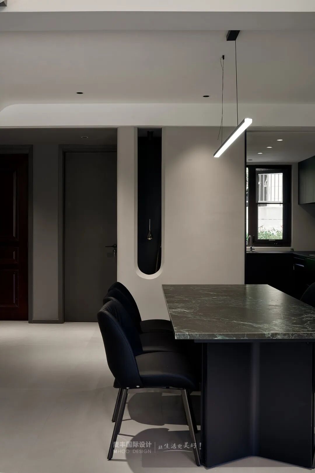 MHOO|上林湖翡翠谷240㎡现代极简风：删繁就简，与空间温柔共生-22