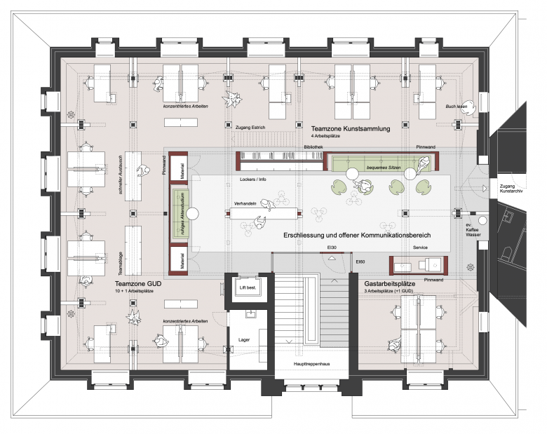 行政大楼第三部分修复丨瑞士苏黎世丨nik biedermann architekten gmbh-15
