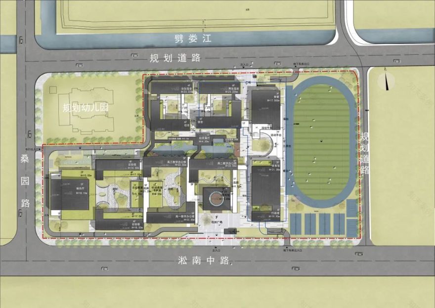 昆山千灯高级中学丨中国苏州丨苏州华造建筑设计有限公司-2