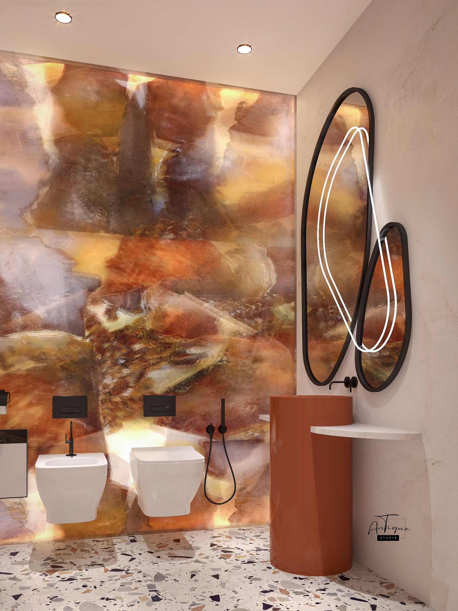 D'ART 餐厅和私人 Twitto 收藏店丨安哥拉丨ANTIQUE Studios-22