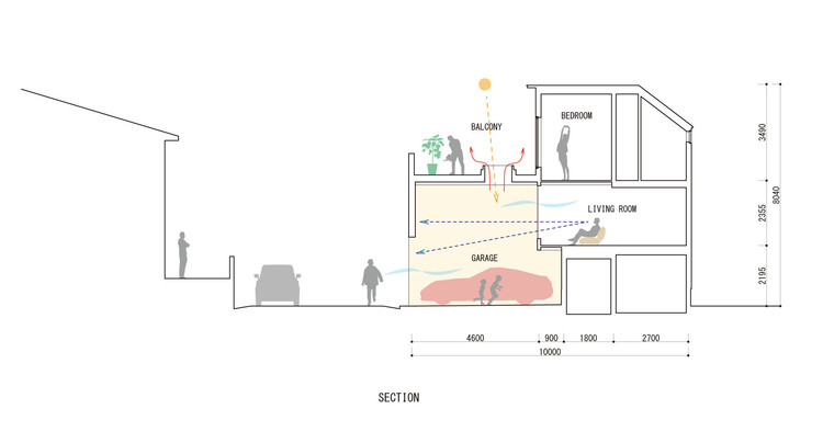 东京住宅区的车库变大厅设计-6