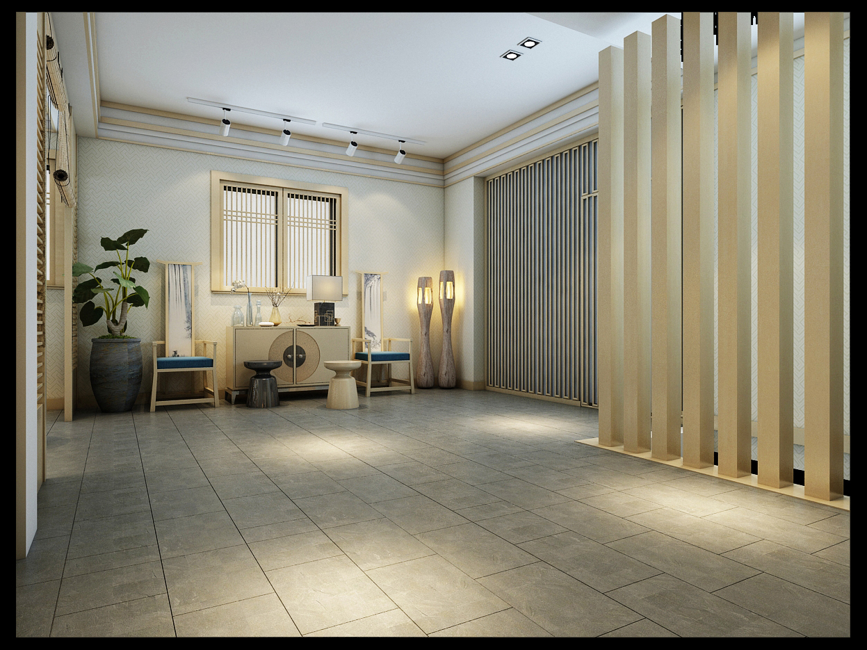 现代中式风格茶社-8