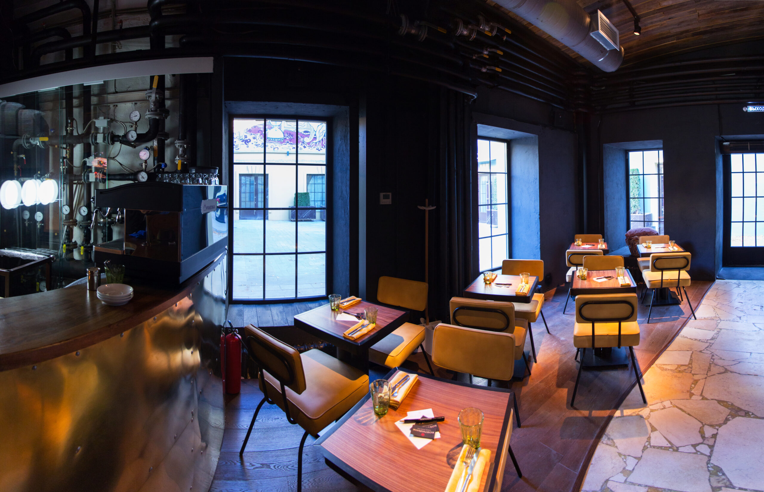 Дизайн ресторана Коптильня（烤肉店餐厅设计）丨бюро ARXY（ARXY工作室）-34