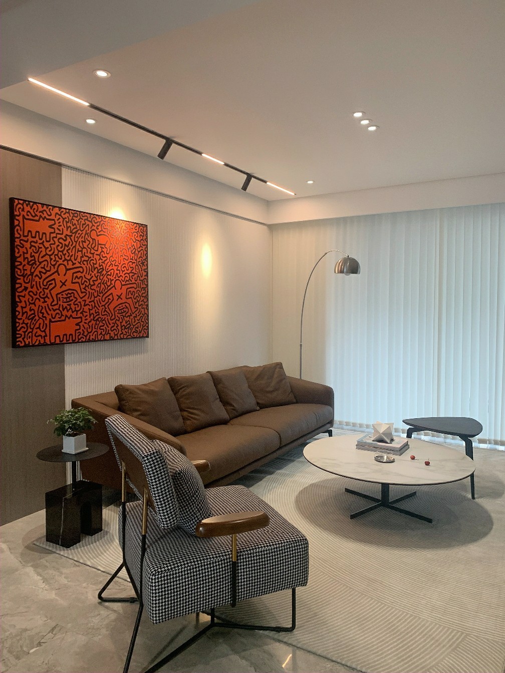 温馨极简主义客厅设计-5