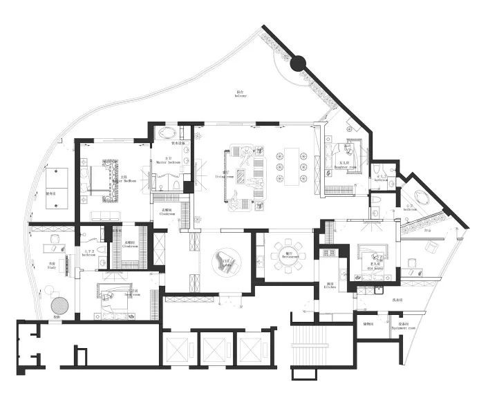 简约高级临江观景大阳台丨中国成都丨弗兰克设计工作室-42