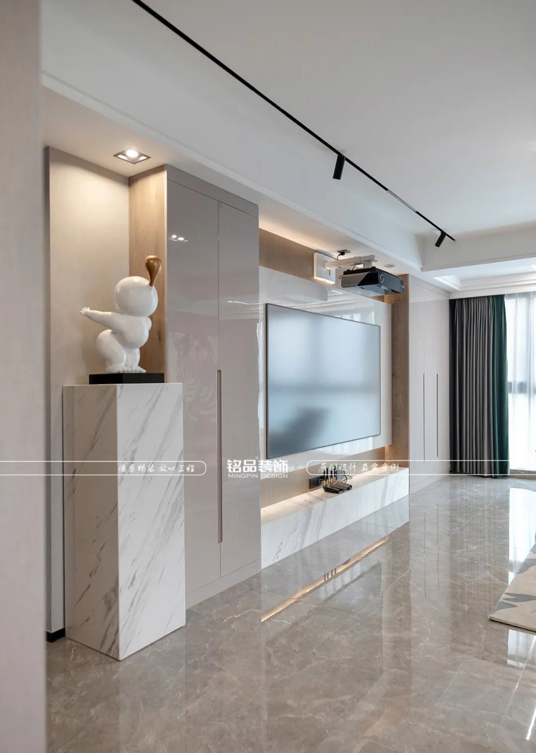 三堡家园现代轻奢风室内设计丨铭品装饰-27