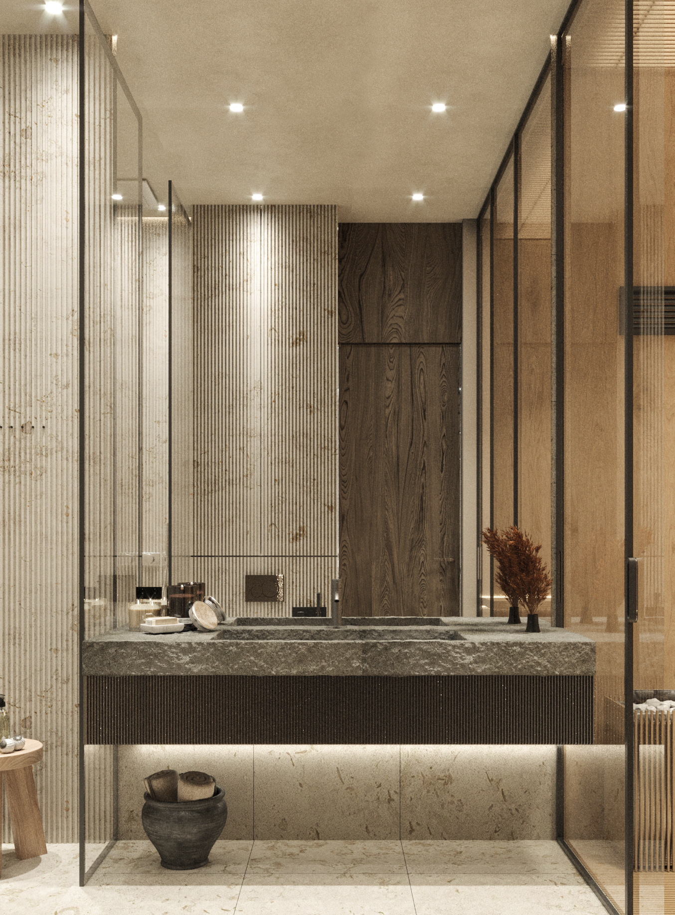 The design of a two-storey apartment-5