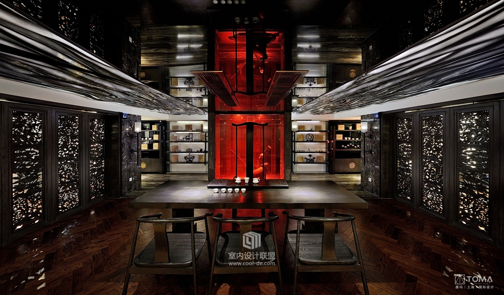 唐玛设计：君越茶馆设计-13