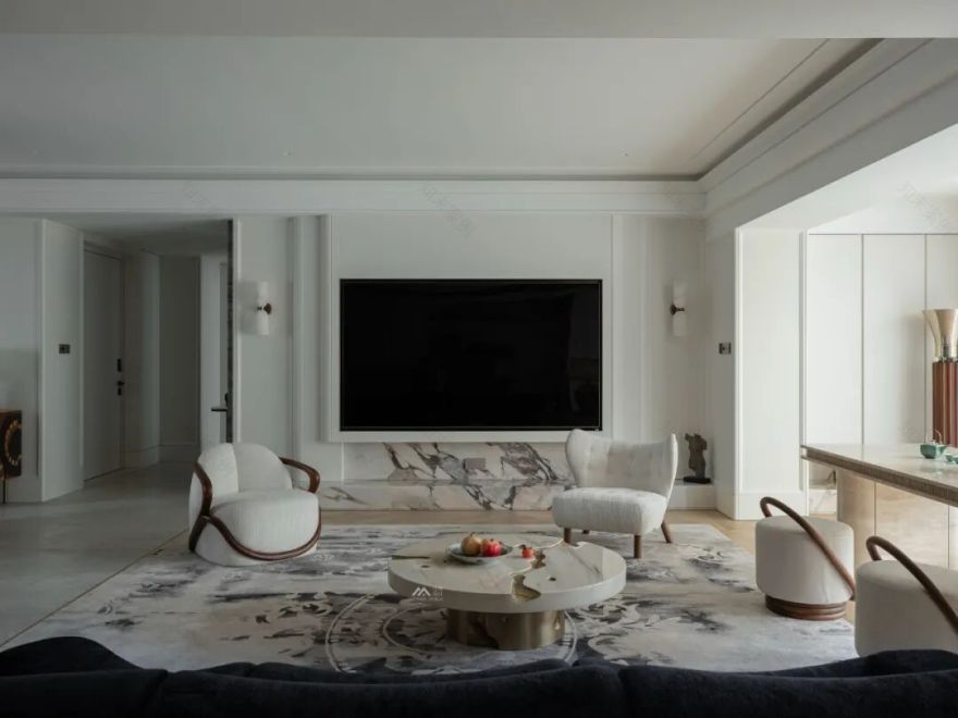 深圳240㎡大平层实景·住进绿意与松弛的家丨HOMBLE红柏设计-14