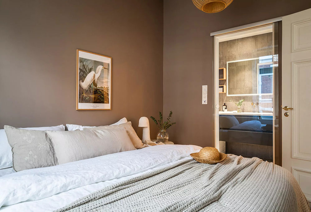 挪威首都时尚公寓,红色沙发成为点睛之笔-18