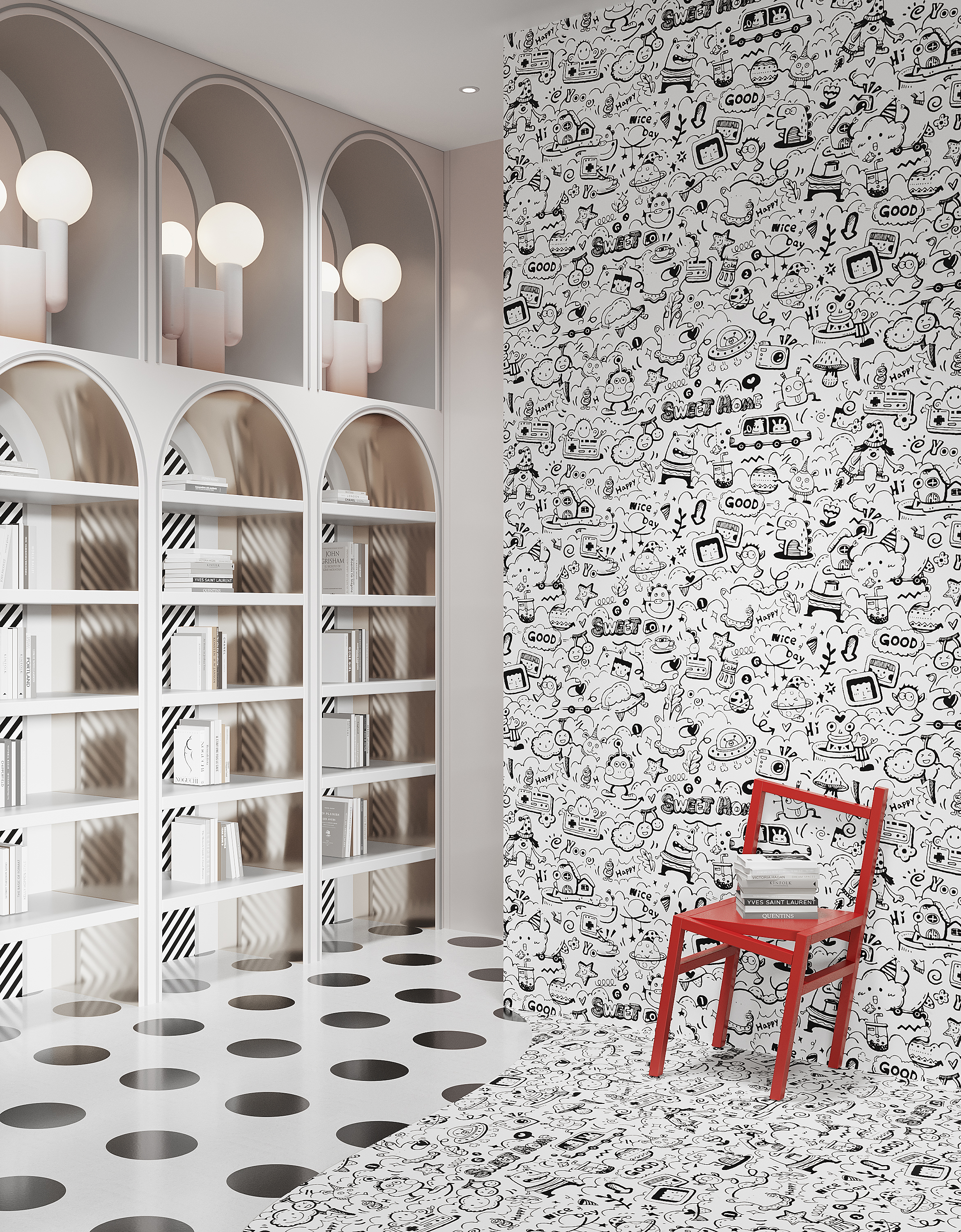 儿童乐园渲染丨孑野设计事务所-16