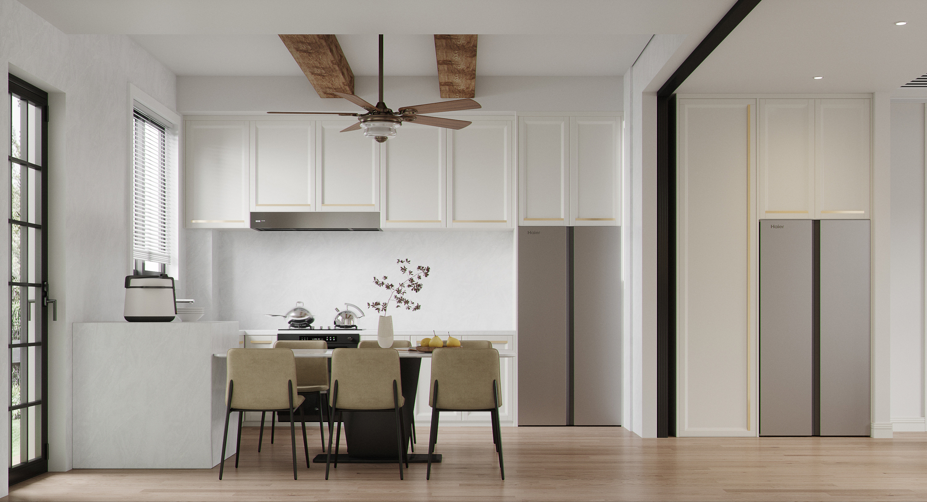 别墅渲染现代美式风格-10