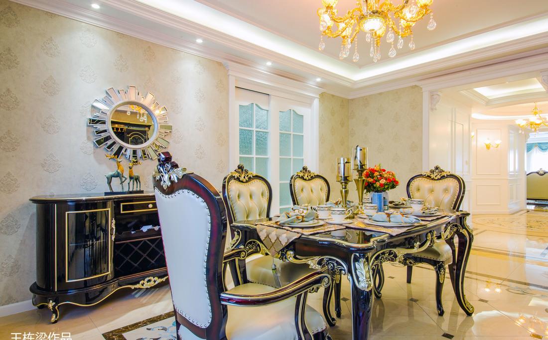 巨华紫光园法式风格样板间-16