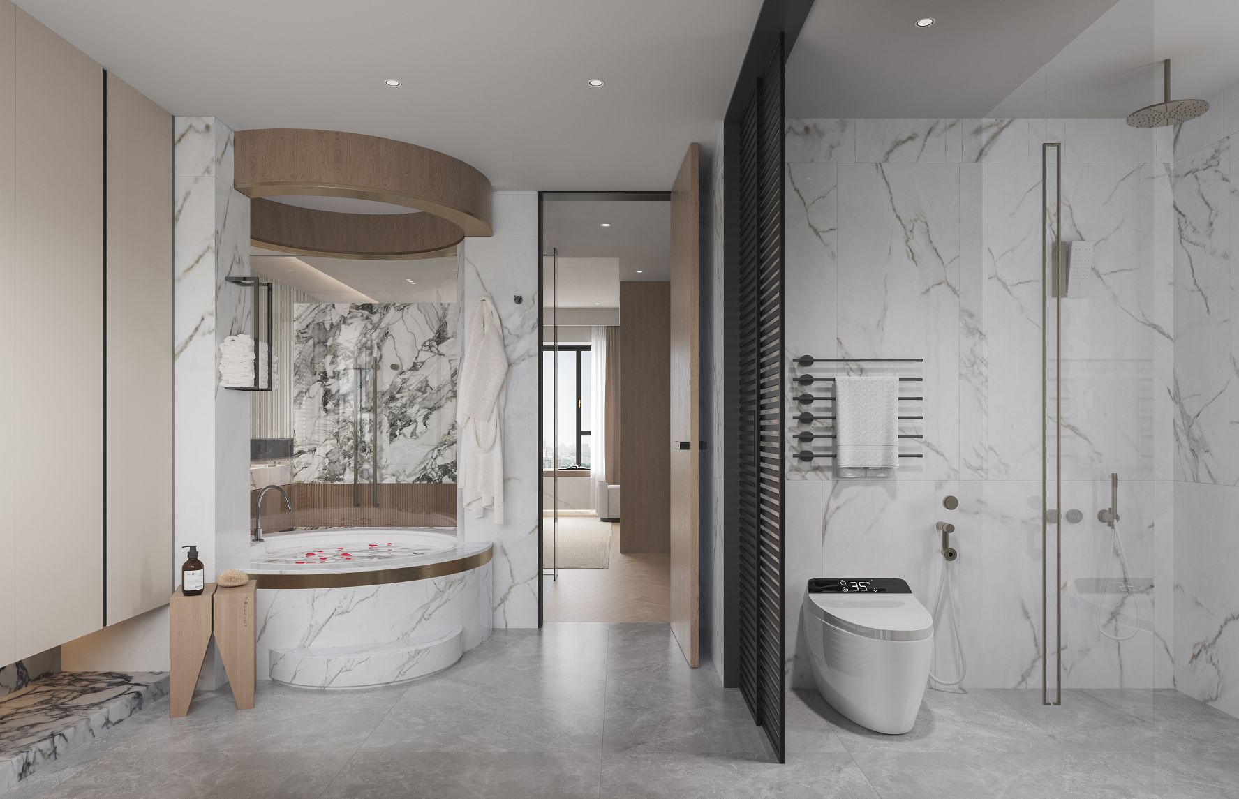 最近渲染，有情调的卧室-10