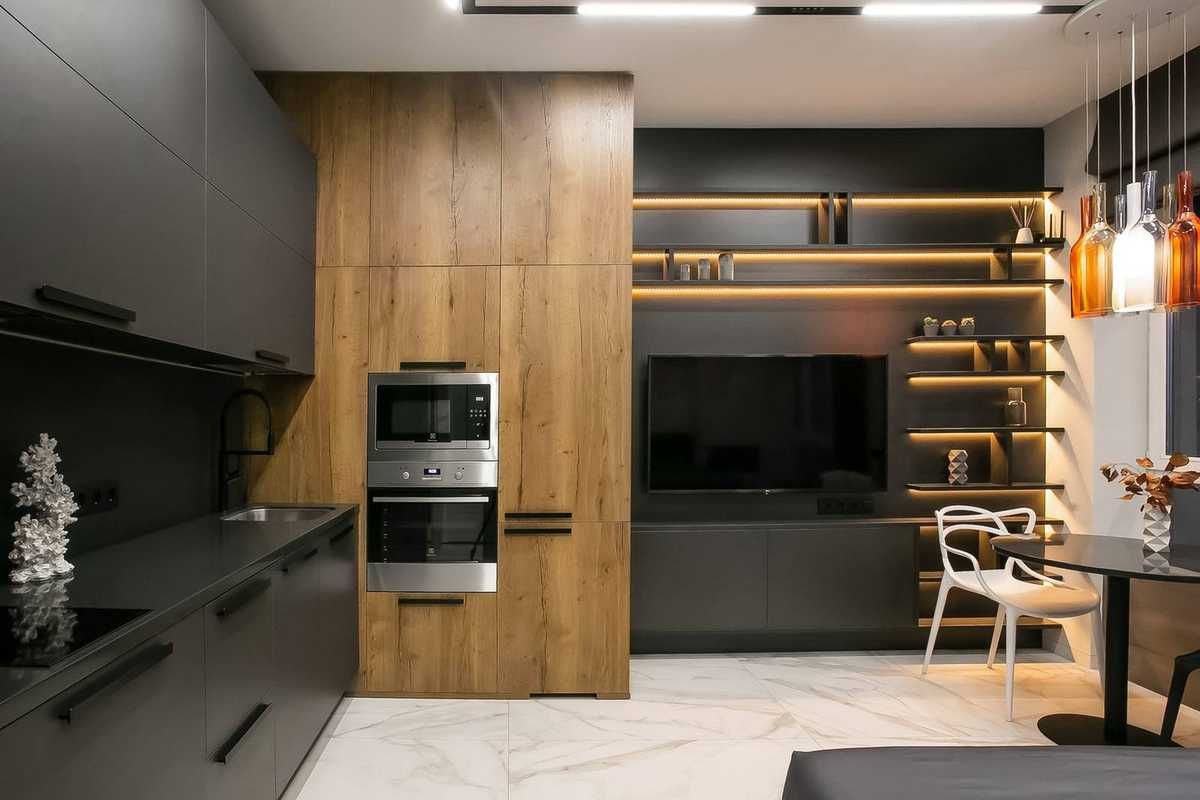 Маленькие Квартиры студии до 30 м2 (7 проектов) - Фото и планировка-205