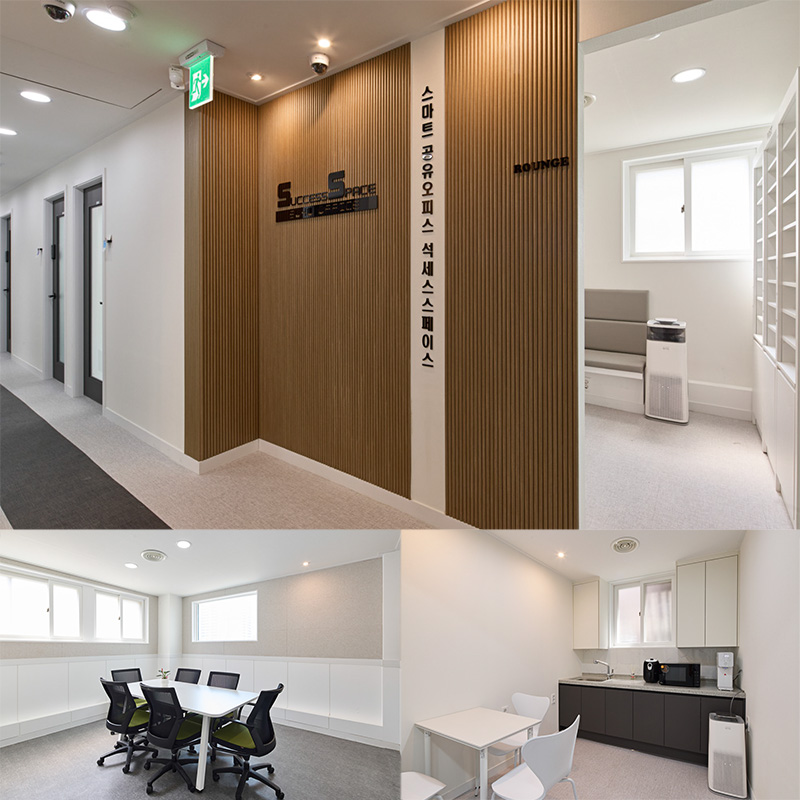 100 平极简共享办公空间设计-1