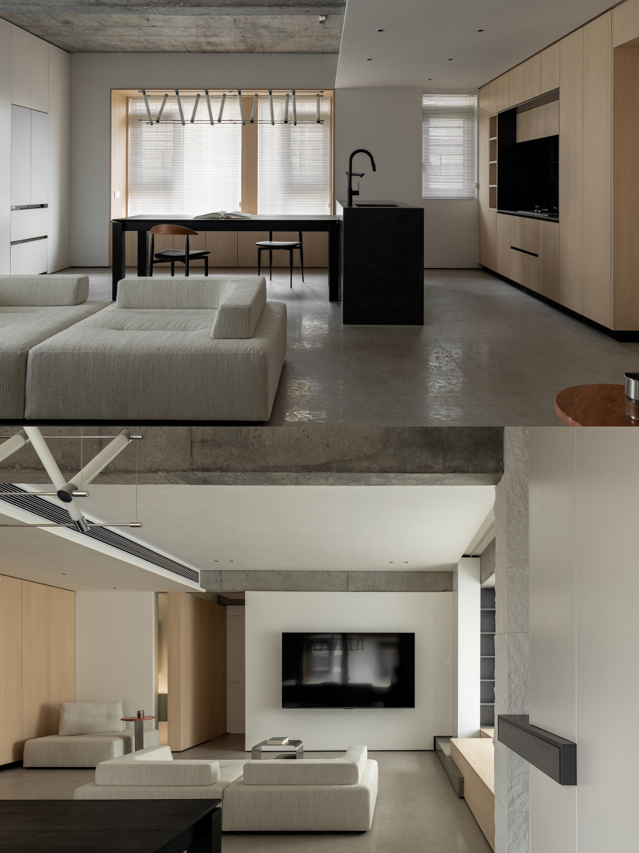 145㎡裸梁侘寂风-11