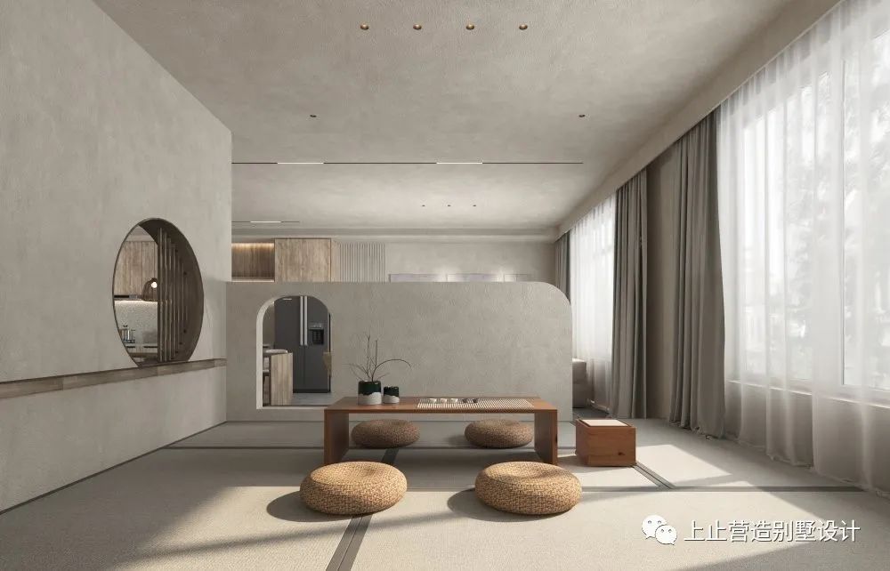 长春岳麓山侘寂复古风丨中国长春丨上止营造别墅设计-12