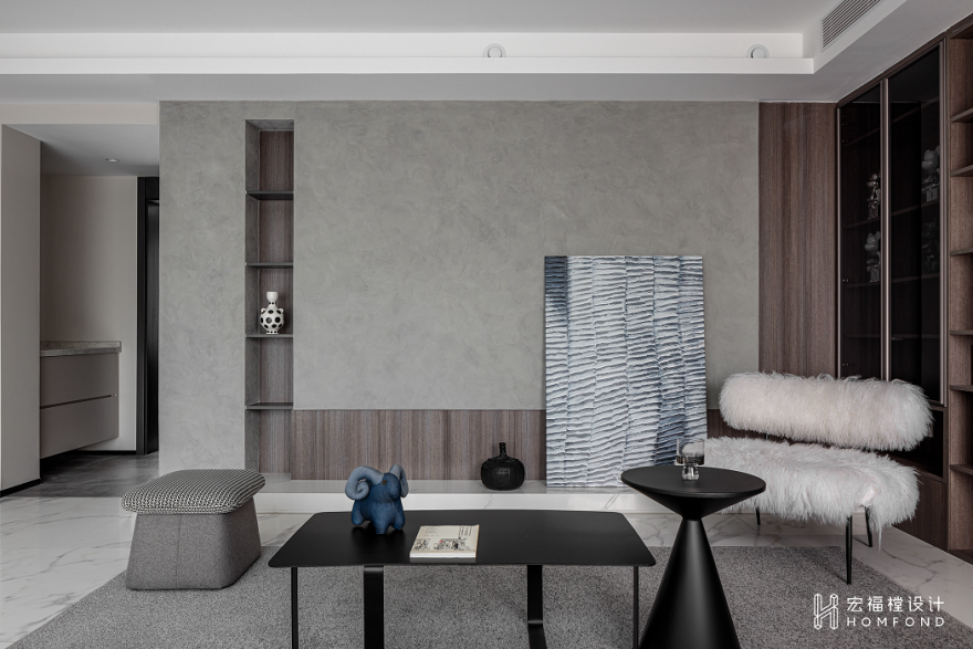 现代风格家庭住宅设计丨中国成都丨成都宏福樘设计-26