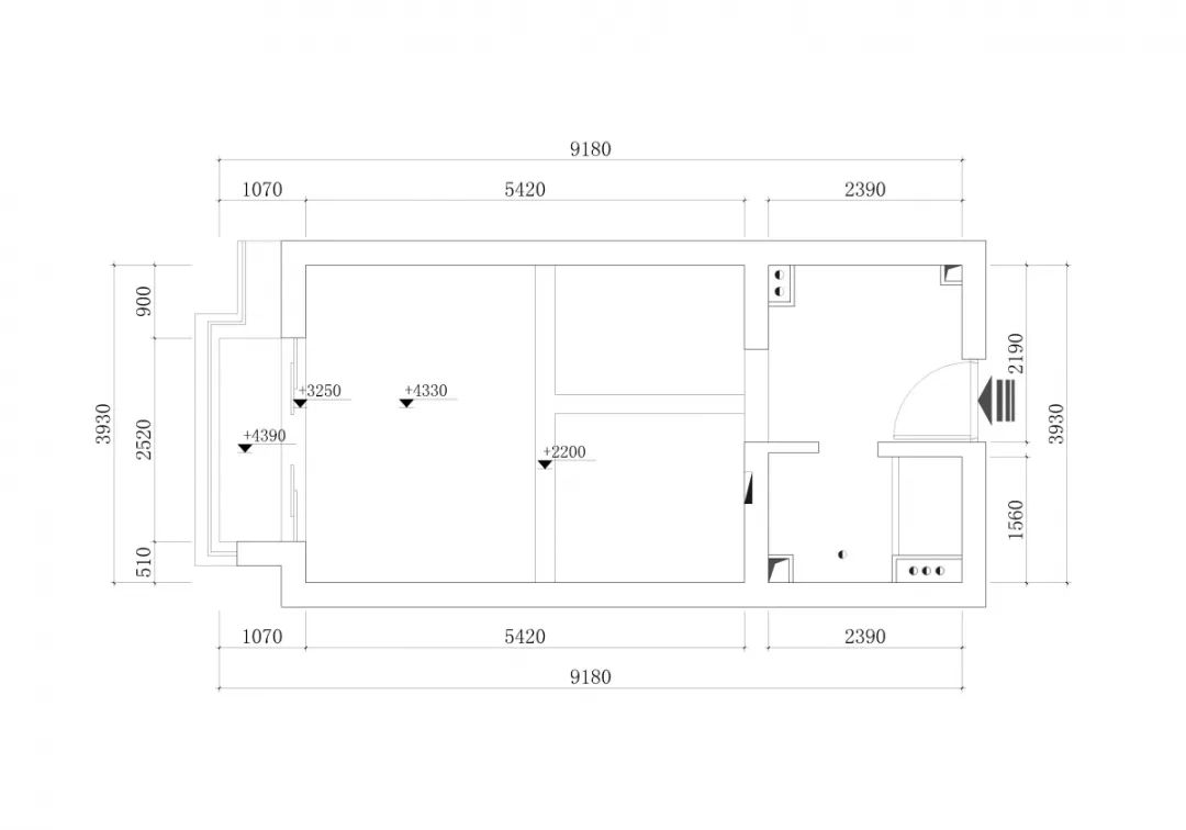 个性混搭风，60㎡独居 LOFT 打造观影办公居住一体化空间-14