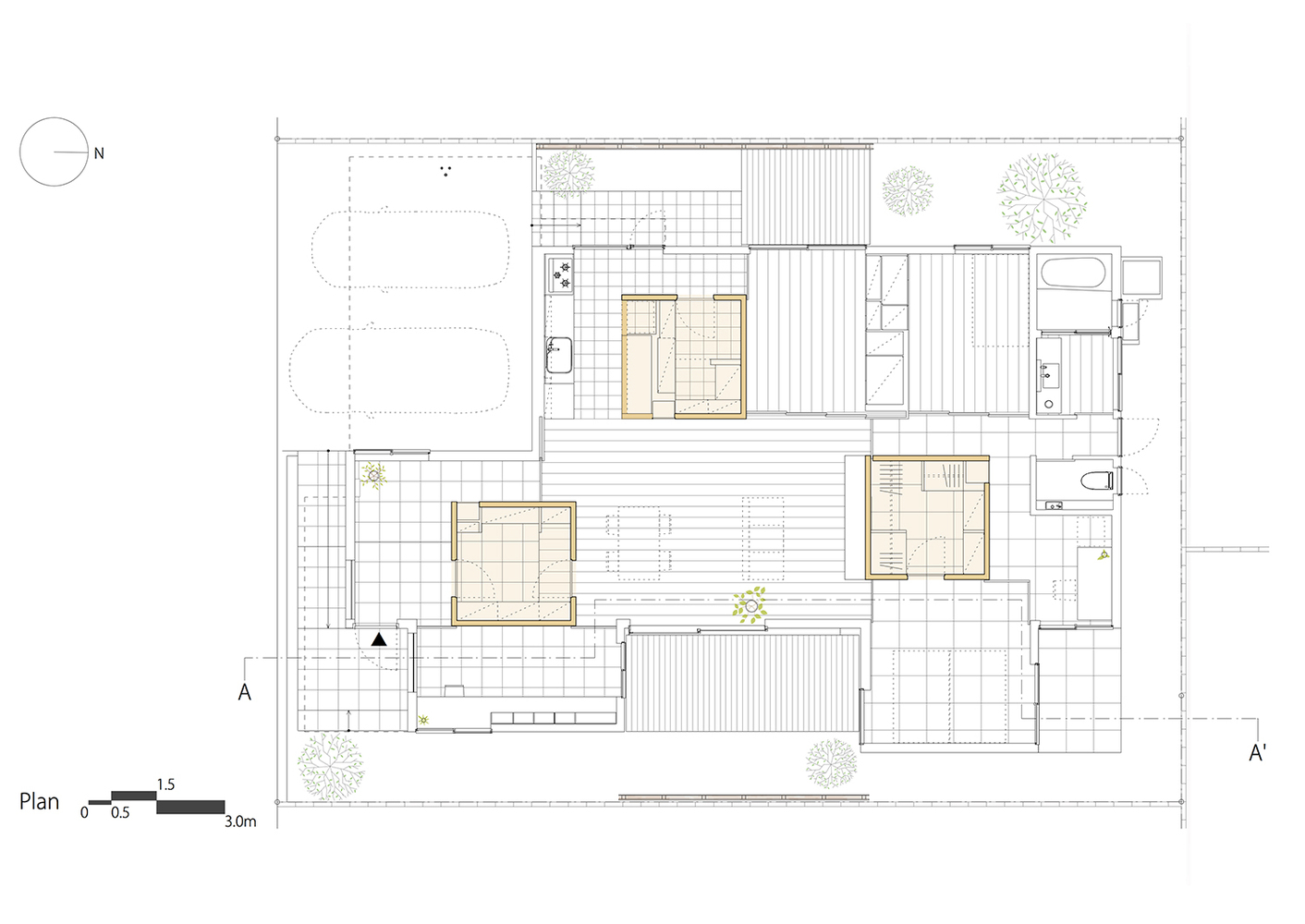 山口长和市森崎地区沙洲上的“三仓八顶”-10