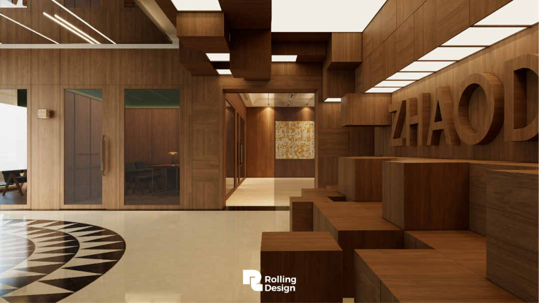 现代框架下的复古切片|6800㎡女装总部办公楼-26