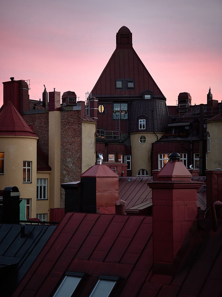 Stockholm 历史底蕴的暗色调公寓 (83 平米)-11