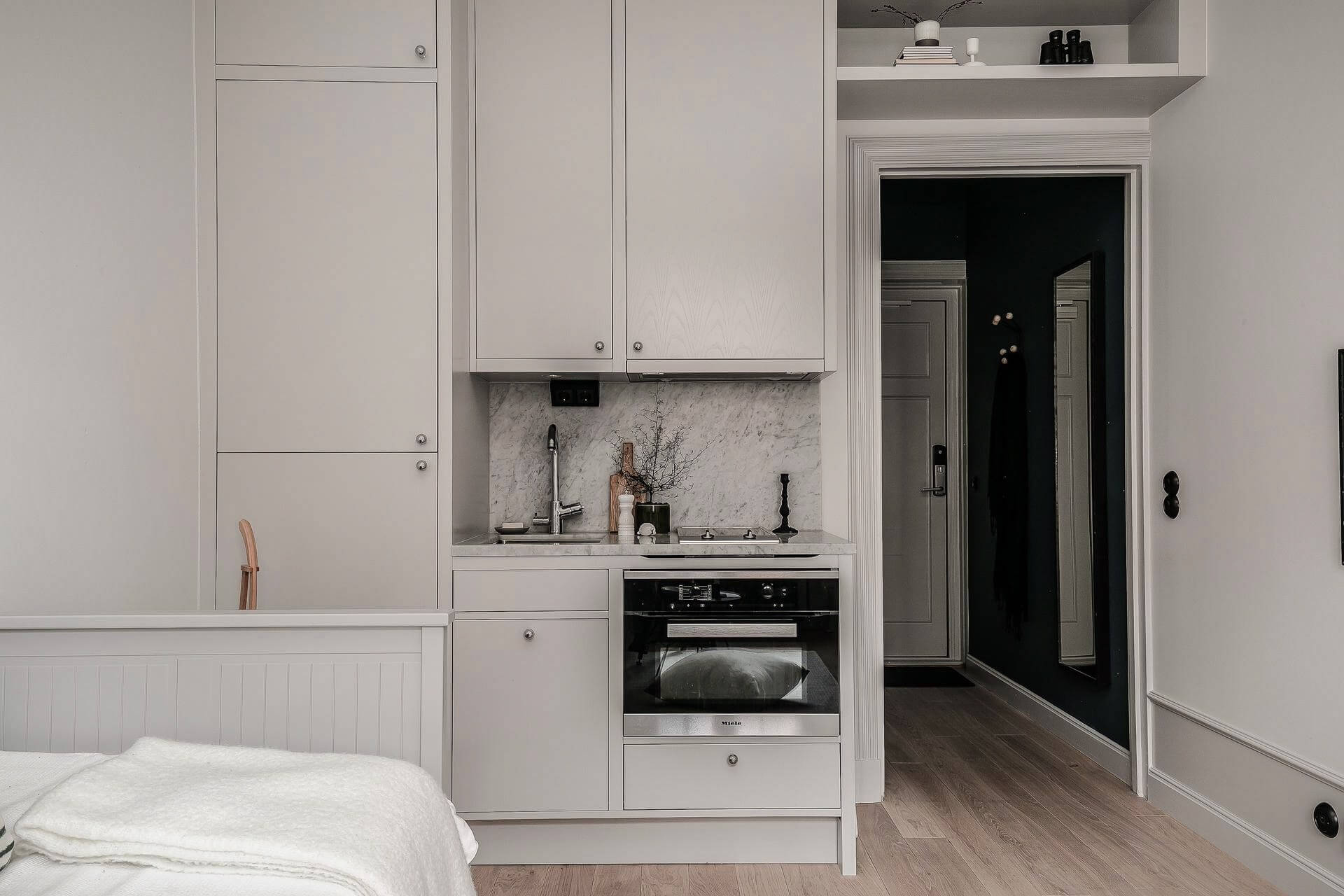 20平米北欧风单身公寓室内设计-25