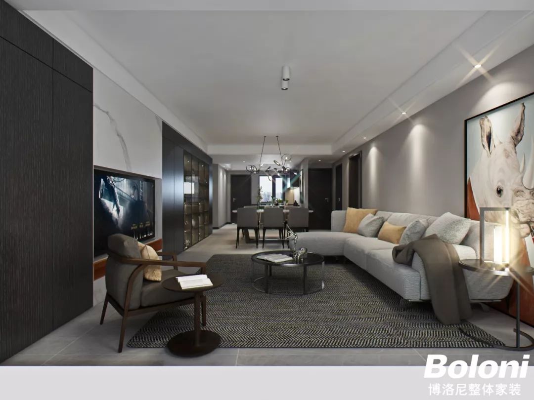 博洛尼打造现代简约个性家居，渠海东诠释空间美学-26