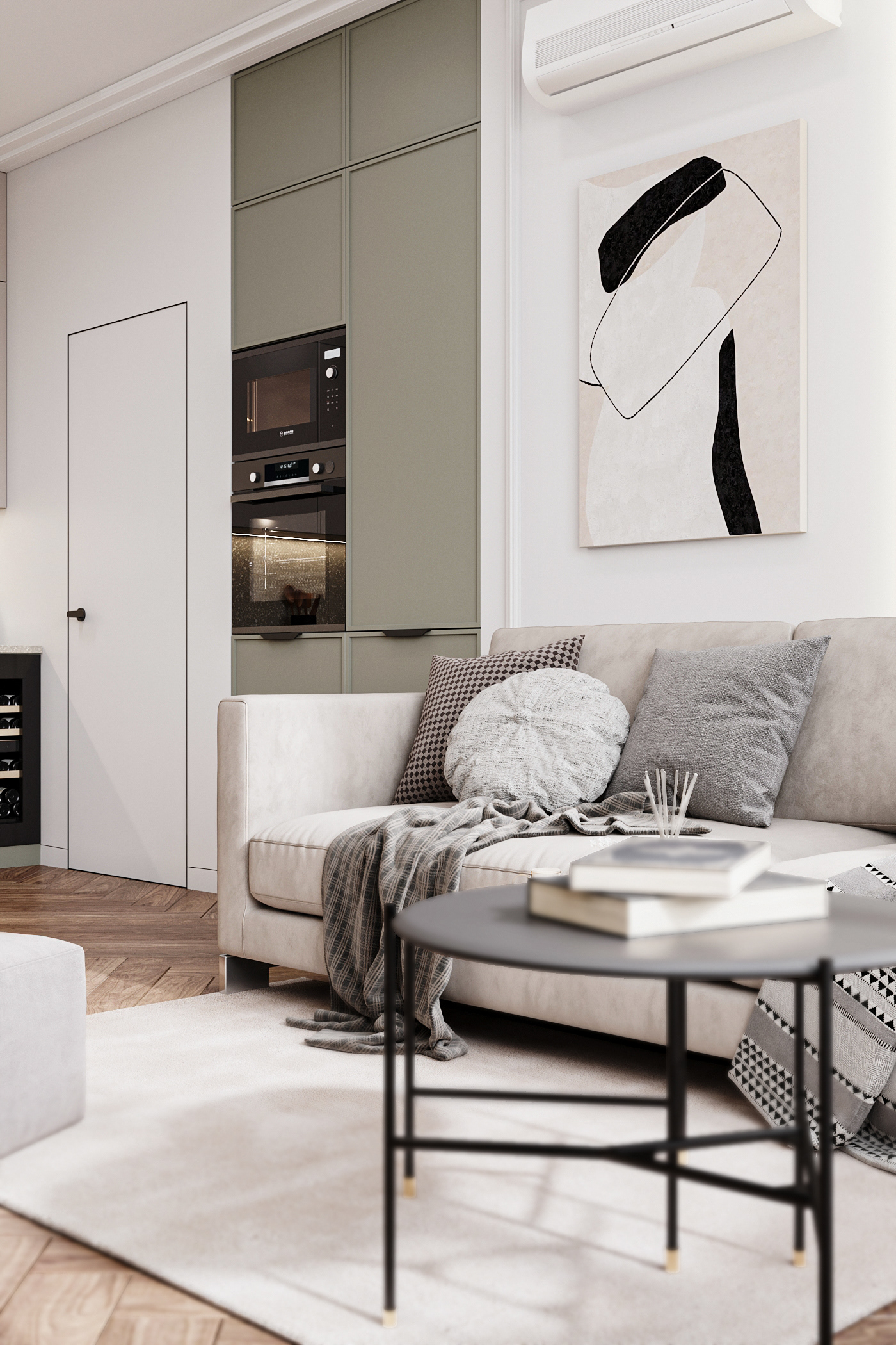 River Park part·1 厨房和客厅设计-13