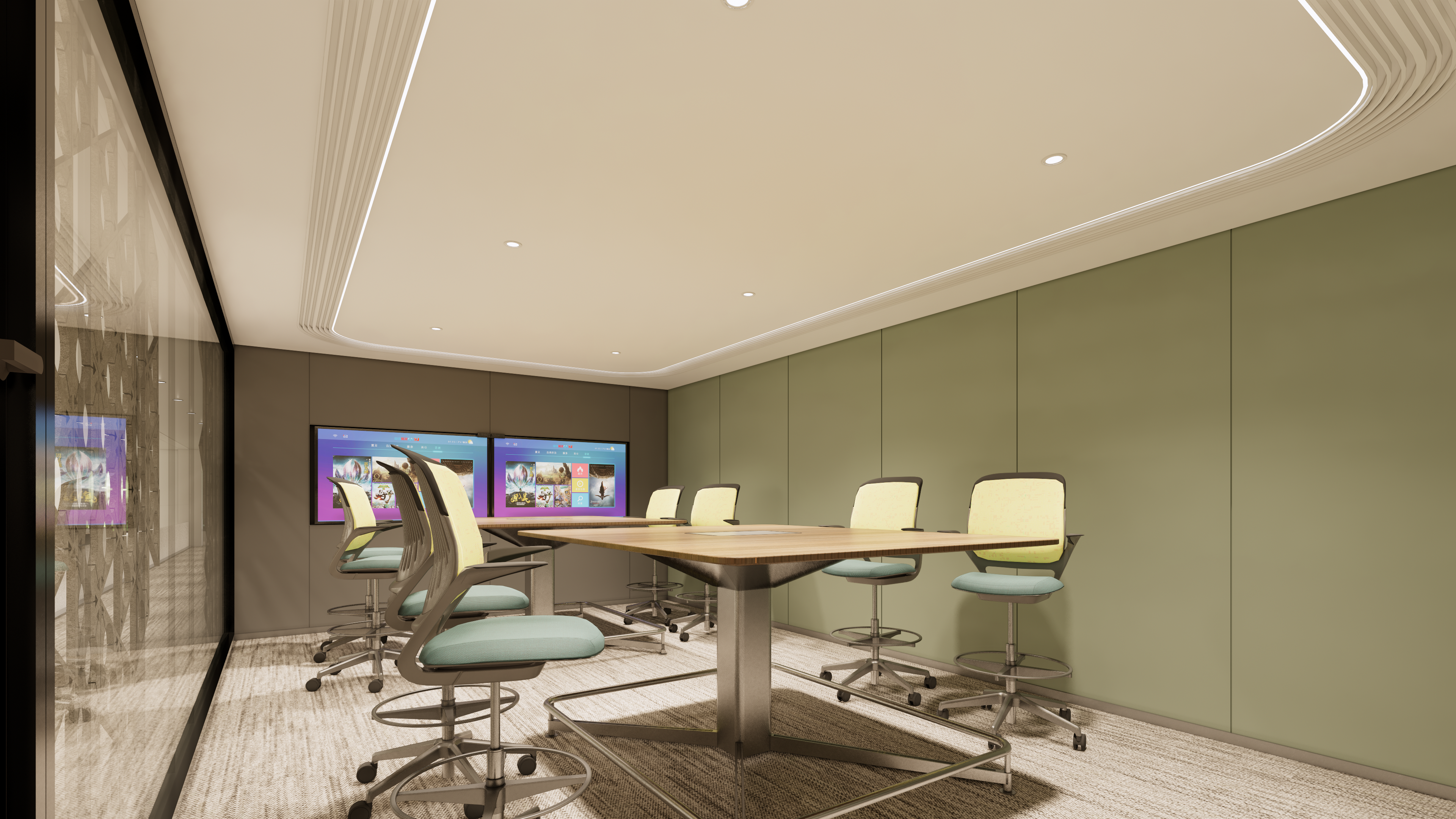 精品总部办公空间设计  多元配套空间-8