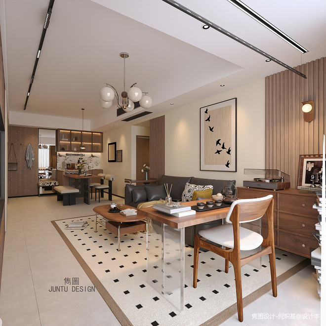 75㎡现代中古风旧改  广州海珠区愉景雅苑丨中国广州-18