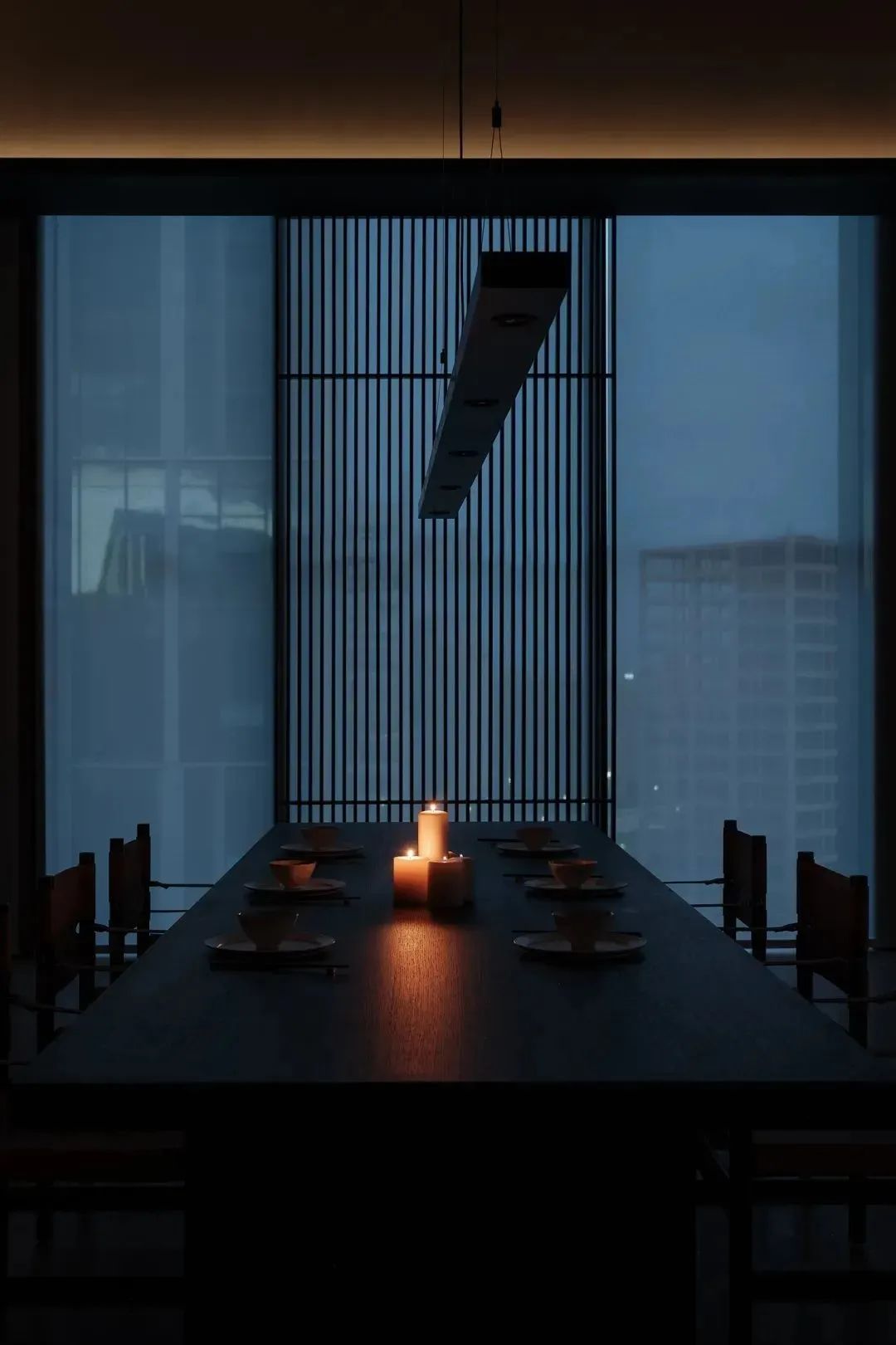 500㎡几何艺术城市客厅设计丨FEN DESIGN张奇峰室内设计事务所-35