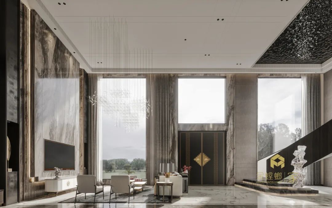 安吉梅溪新中式别墅丨金螳螂·家安吉店-20