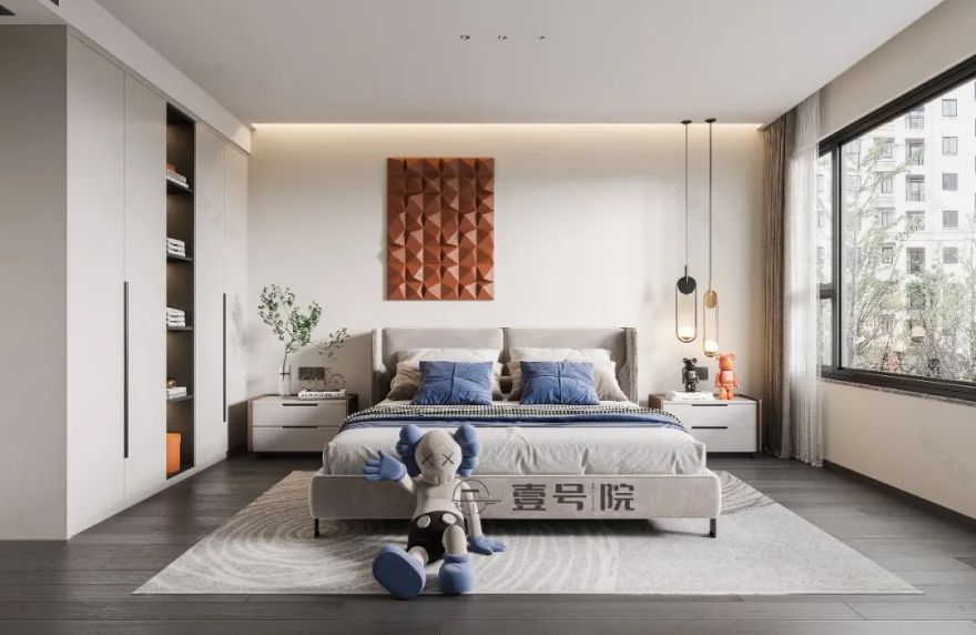 中梁·江督府高级黑家居设计丨壹号院空间-33