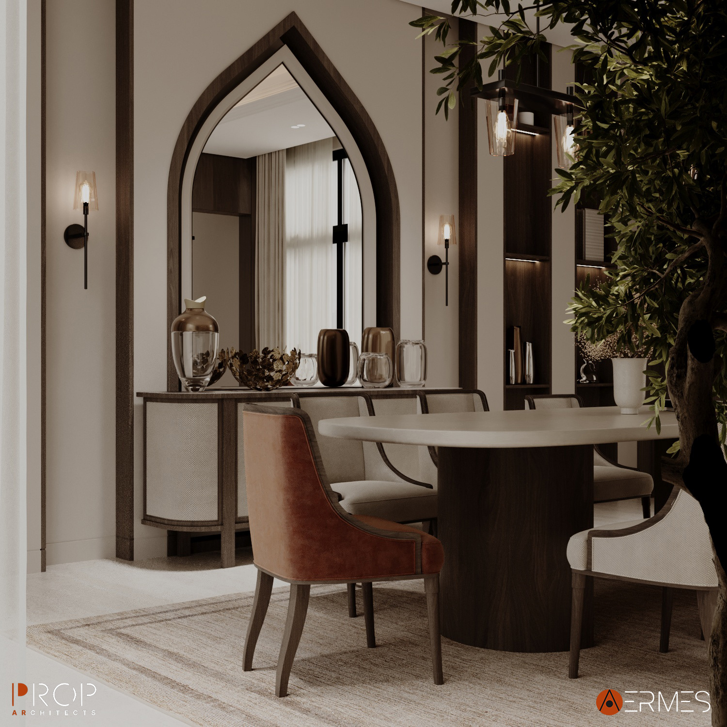 新古典主义室内设计风格丨沙特阿拉伯丨PROP & AERMES ARCHITECTS-8