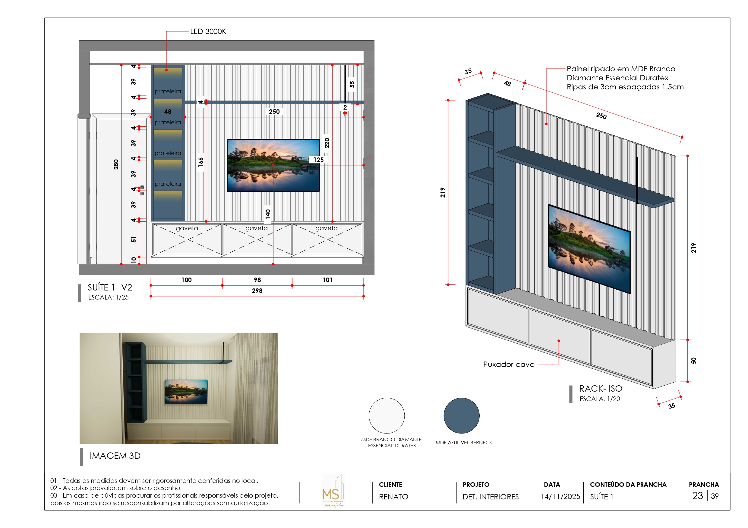 DETALHAMENTO DE INTERIORES CASA R-22
