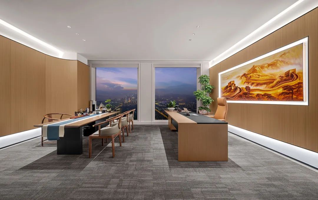 乾成律师事务所深圳办公空间设计丨中国深圳丨深圳澎湃建设集团致良知太极院-53