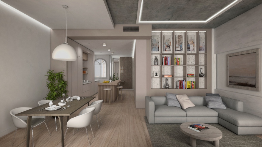 120m²住宅室内设计用于租赁丨西班牙-7