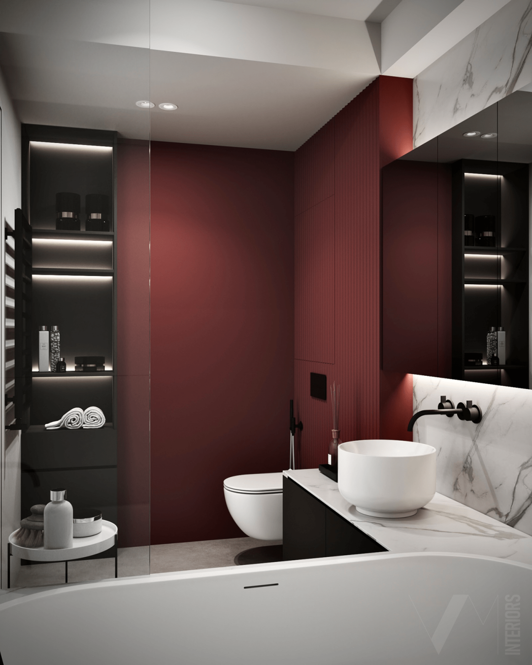 86㎡二居室公寓设计丨意大利丨意大利室内设计师Valeria Mahu-39