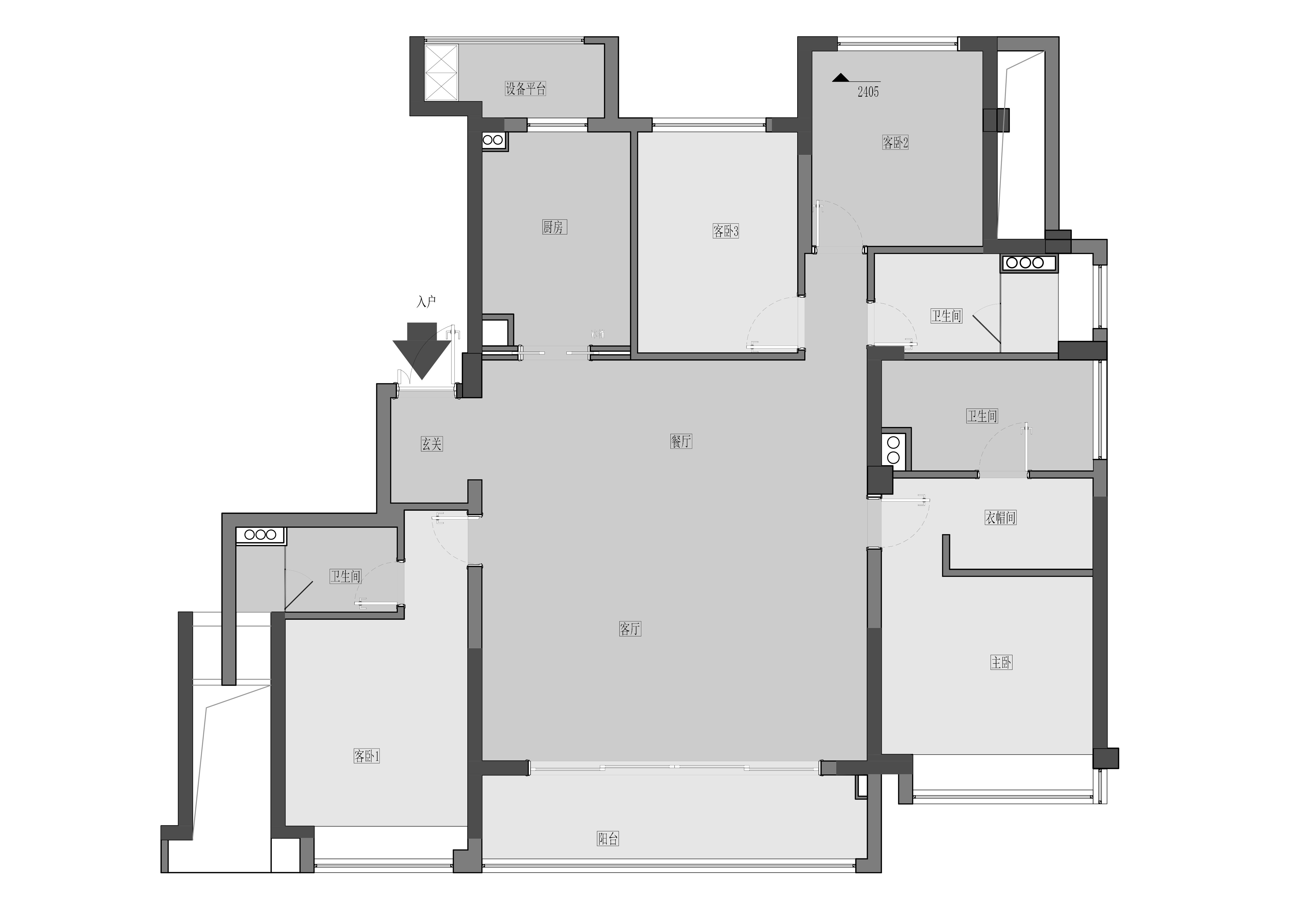 绿城晓风印月188方全案软装设计丨中国杭州丨LD设计-3