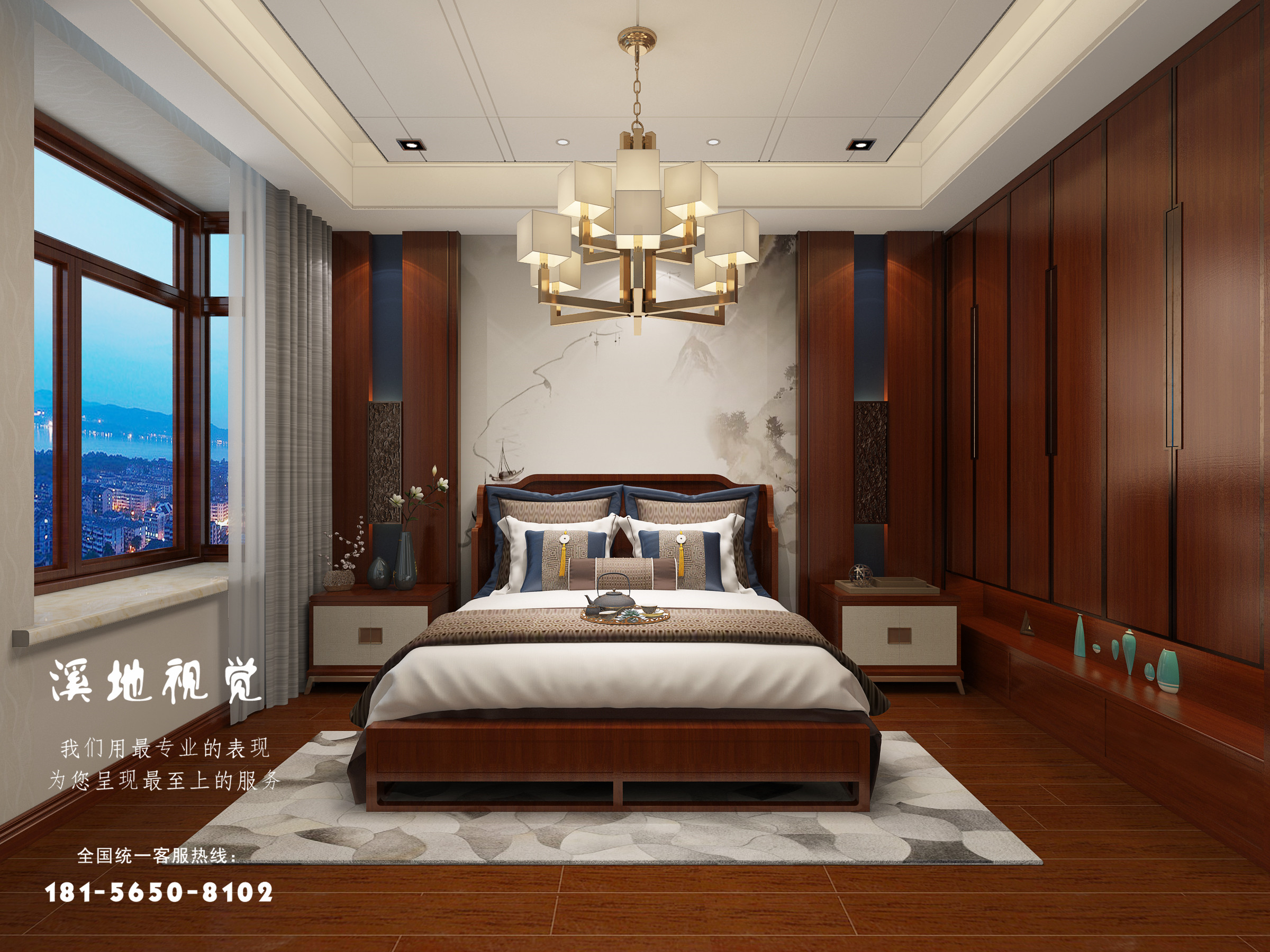 新中式样板间设计 | 溪地设计张冰-7