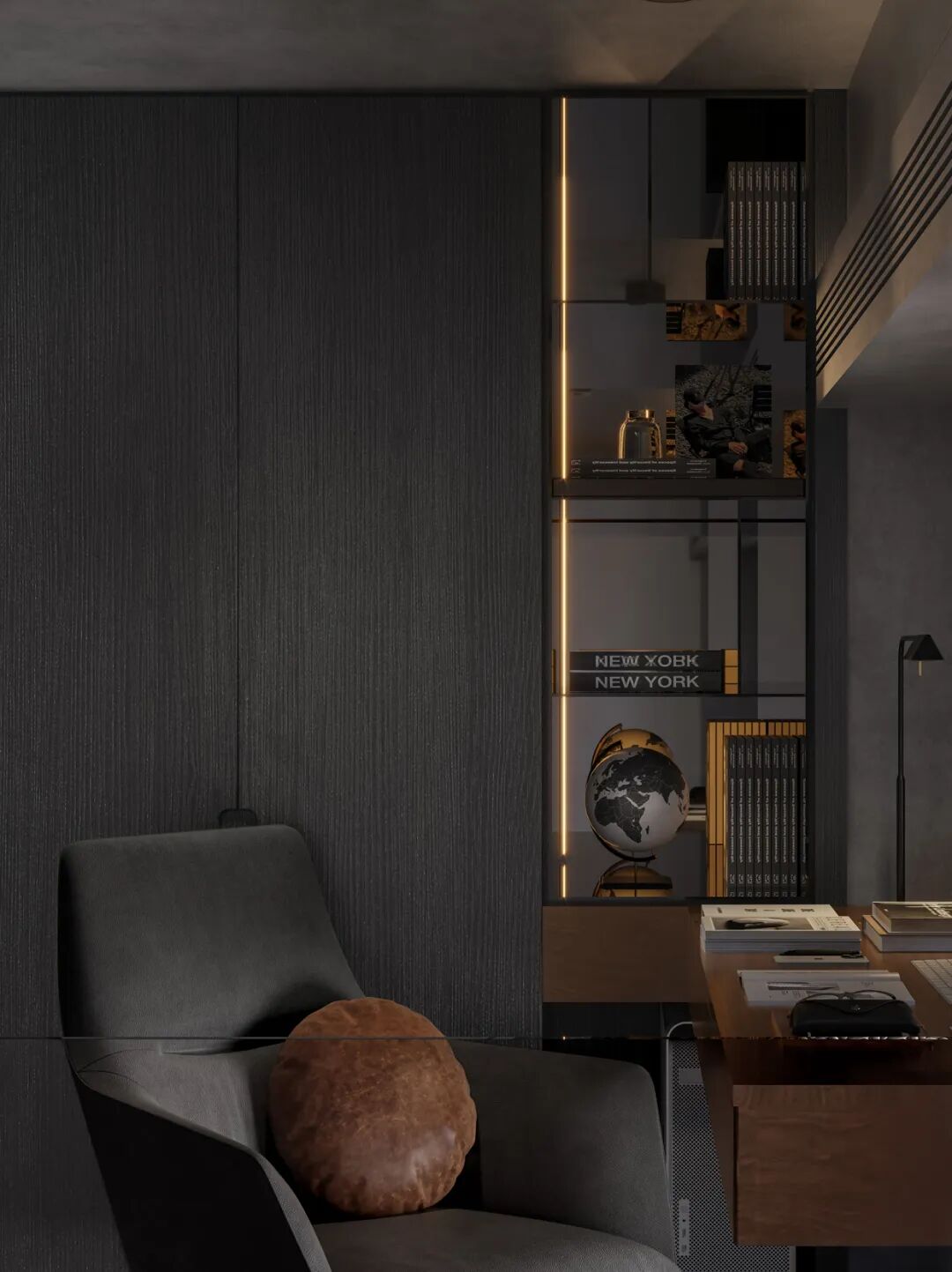 广州越秀天荟江湾Loft公寓丨中国广州丨格梵装饰集团-22